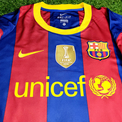 Messi Barcelona 2010 2011 Home Soccer Jersey XL SKU# 382354-488 - ForeverSoccerJerseys