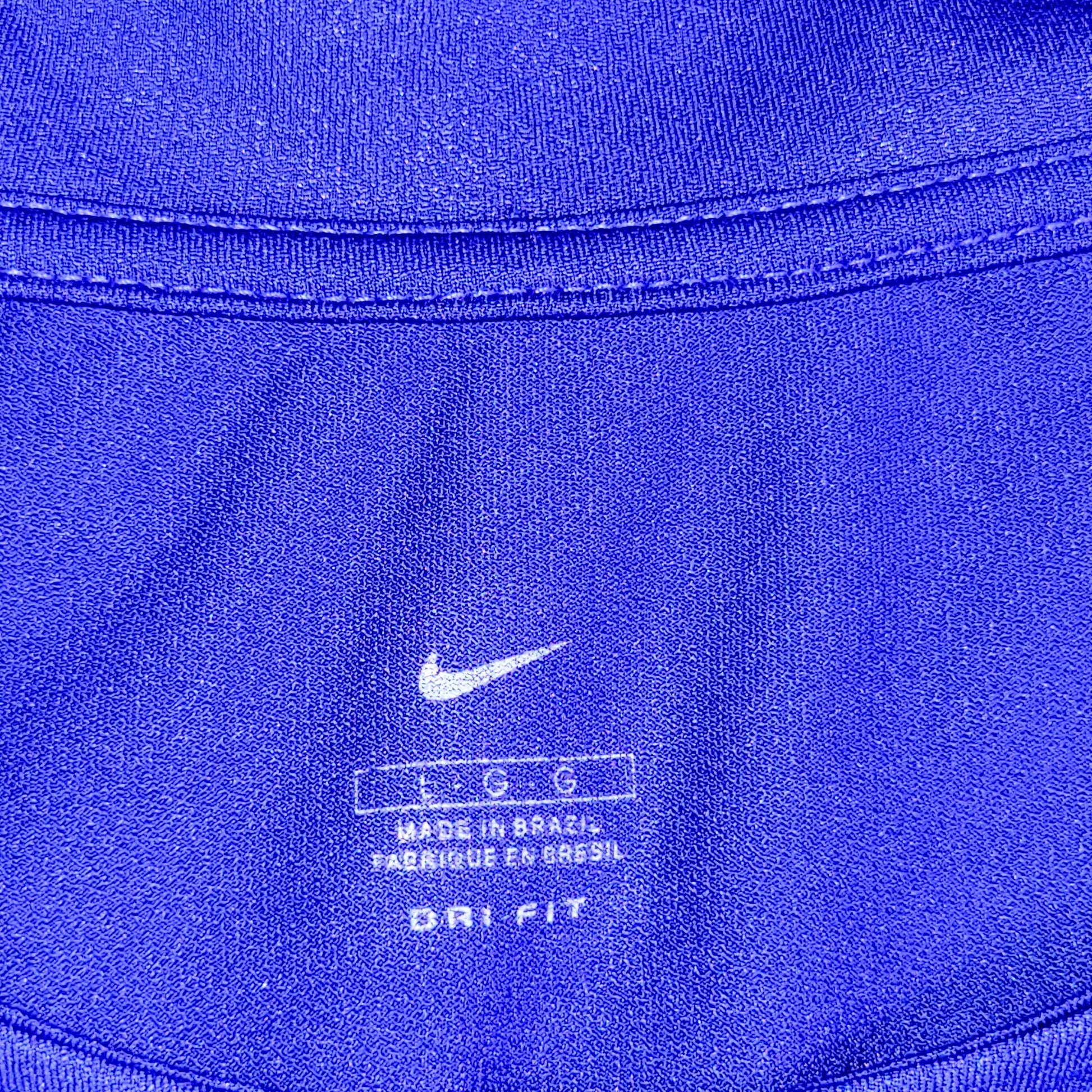 Ronaldinho Brazil 2002 WORLD CUP Away Soccer Jersey L - ForeverSoccerJerseys