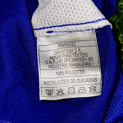 Ronaldinho Brazil 2002 WORLD CUP Away Soccer Jersey L - ForeverSoccerJerseys