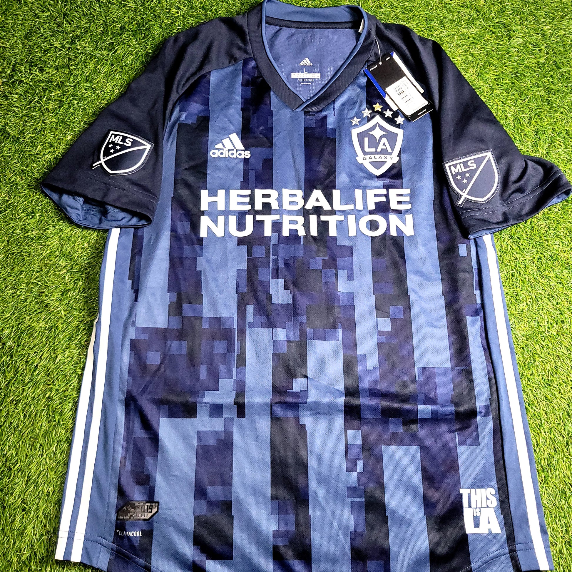 Ibrahimovic Los Angeles LA Galaxy 2019 2020 PLAYER ISSUE Away Soccer Jersey BNWT L SKU# DP4838 - ForeverSoccerJerseys