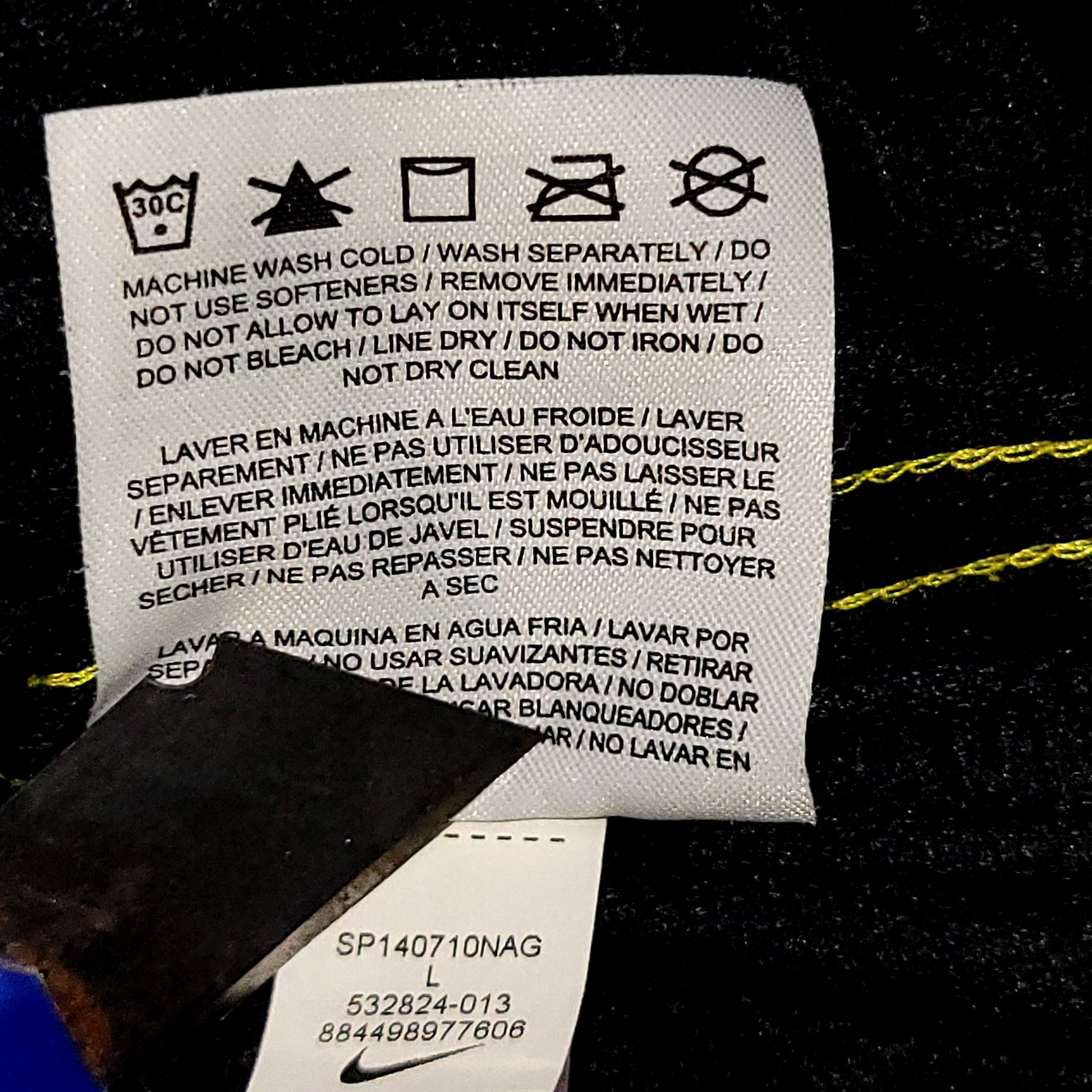 Messi Barcelona 2013 2014 Third Soccer Jersey L SKU# 532824-013 - ForeverSoccerJerseys