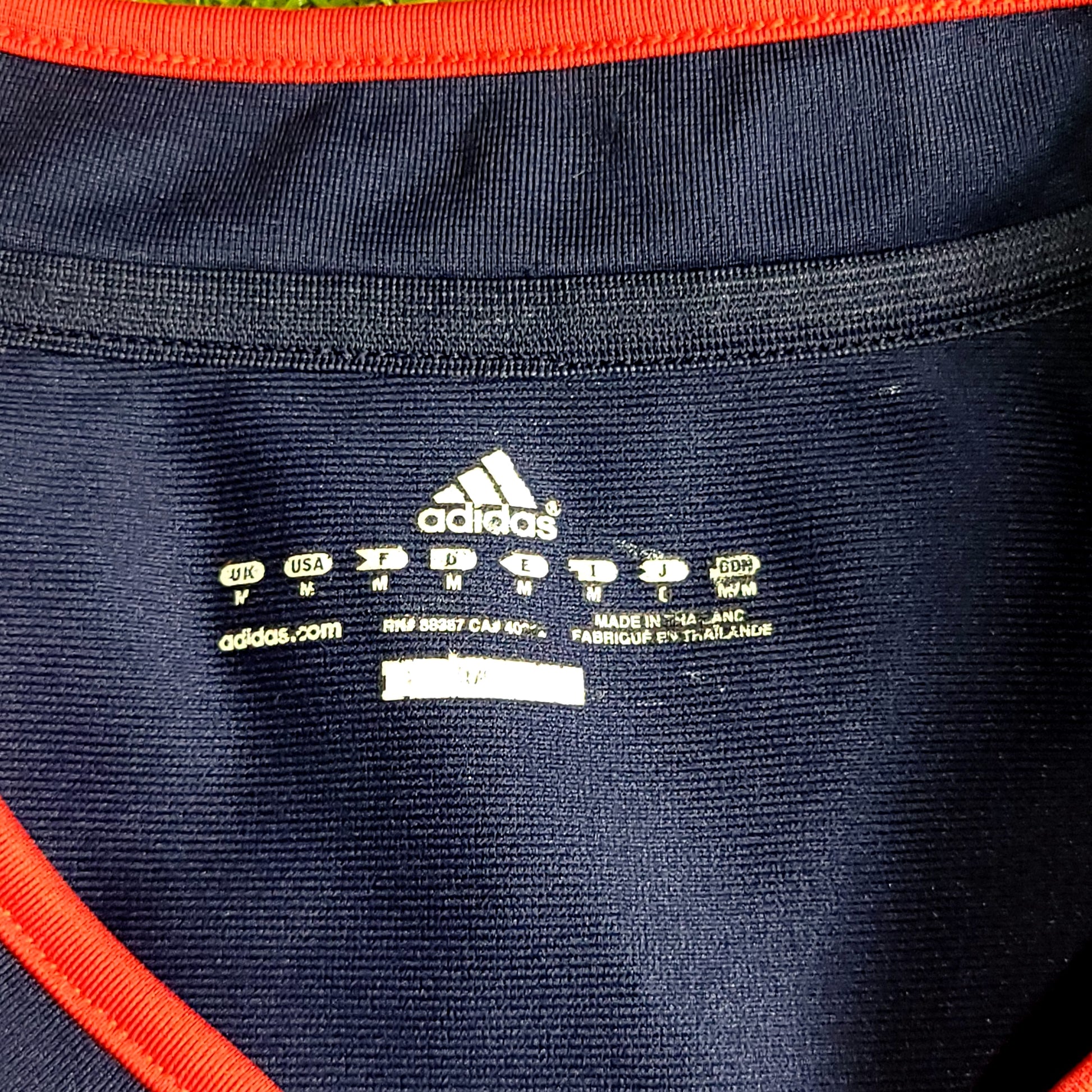 Iniesta Spain 2010 WORLD CUP Final Away Soccer Jersey M SKU# P47896 - ForeverSoccerJerseys