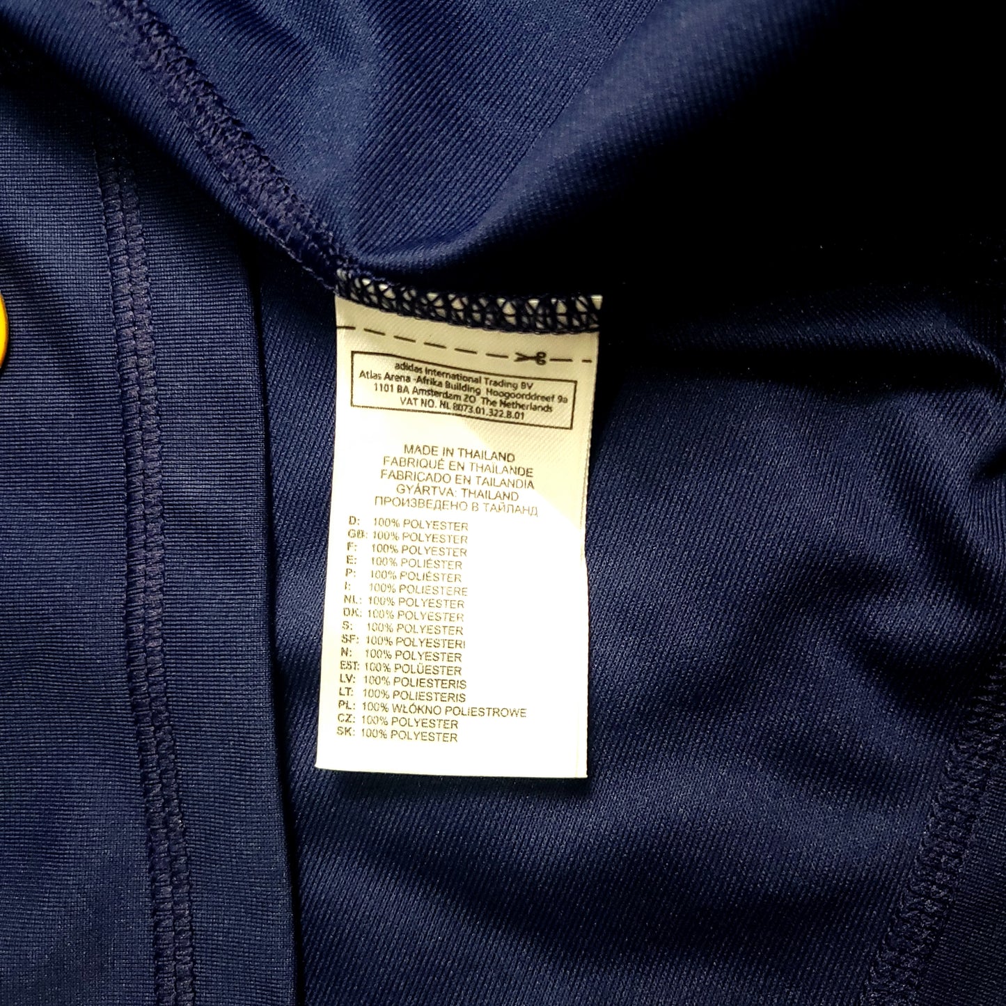 Iniesta Spain 2010 WORLD CUP FINAL Soccer Away Jersey XL SKU# P47896 - ForeverSoccerJerseys