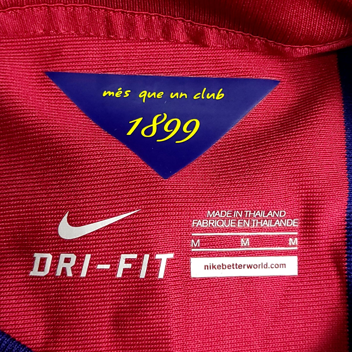 Neymar Barcelona 2014 2015 TREBLE Soccer Jersey M SKU# 610594-422 - ForeverSoccerJerseys