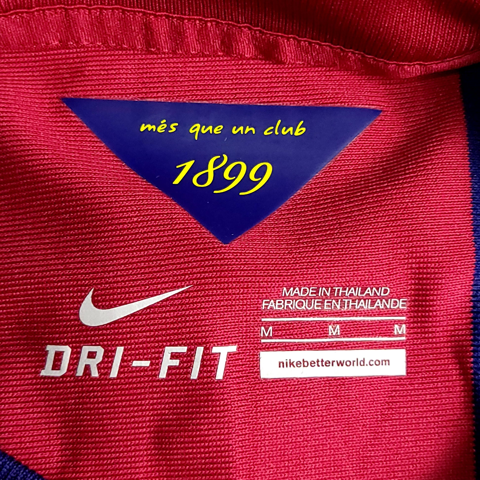 Neymar Barcelona 2014 2015 TREBLE Soccer Jersey M SKU# 610594-422 - ForeverSoccerJerseys