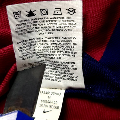 Neymar Barcelona 2014 2015 TREBLE Soccer Jersey M SKU# 610594-422 - ForeverSoccerJerseys