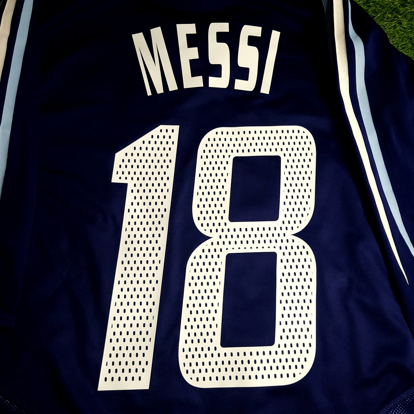 Messi Argentina 2004 2005 DEBUT Away Jersey XL SKU# 645785 - ForeverSoccerJerseys