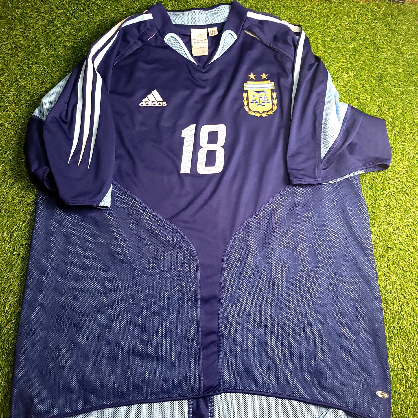 Messi Argentina 2004 2005 DEBUT Away Jersey XL SKU# 645785 - ForeverSoccerJerseys