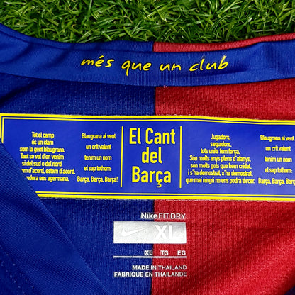 Messi Barcelona TREBLE 2008 2009 Soccer Jersey XL SKU# 286784-655 - ForeverSoccerJerseys