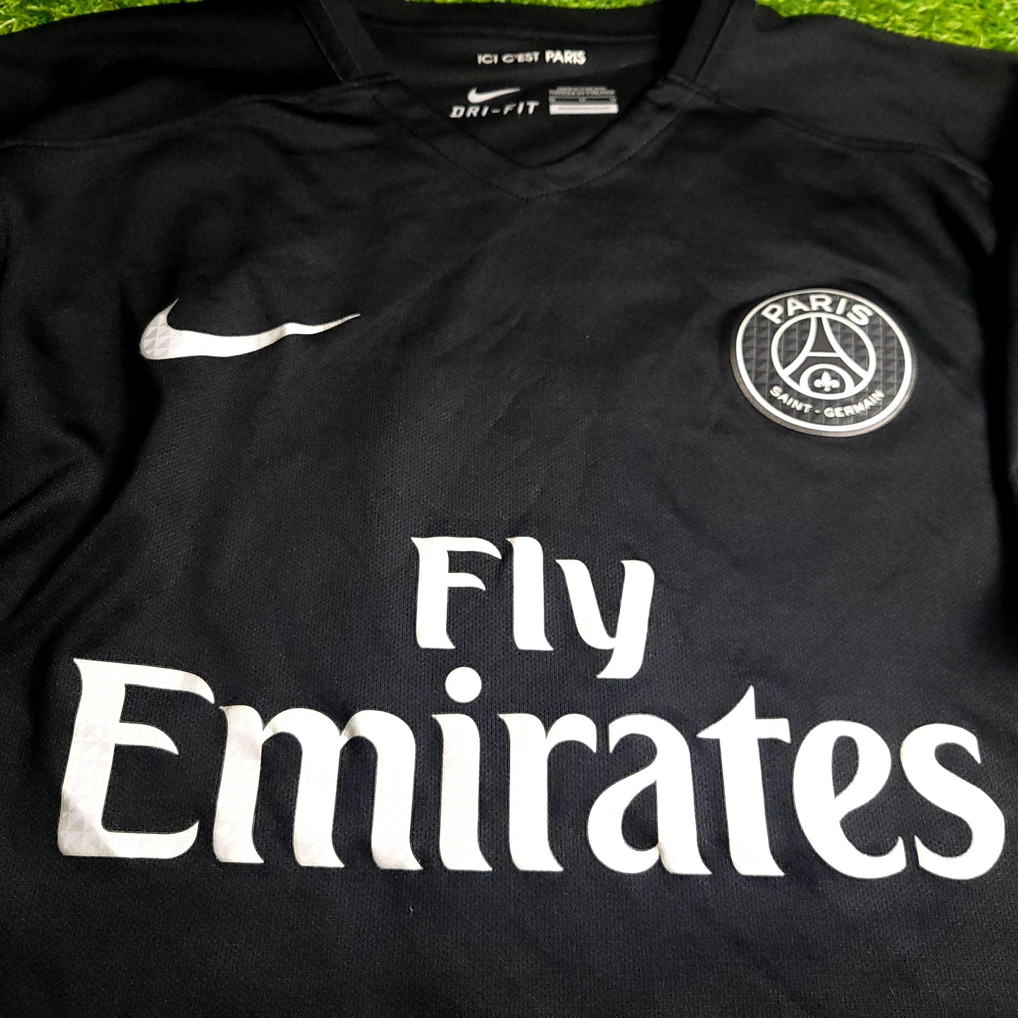 Ibrahimovic PSG Paris Saint Germain 2015 2016 Third UEFA Soccer Jersey M SKU# 658901-011 - ForeverSoccerJerseys