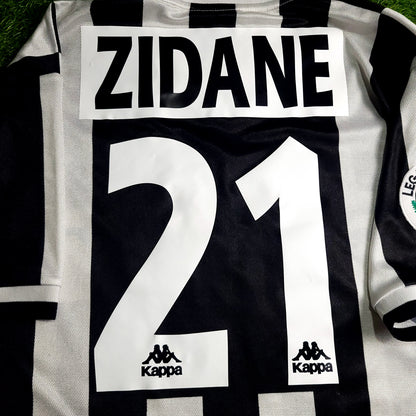 Zidane Juventus Kappa 1996 1997 DEBUT Soccer Jersey L - ForeverSoccerJerseys