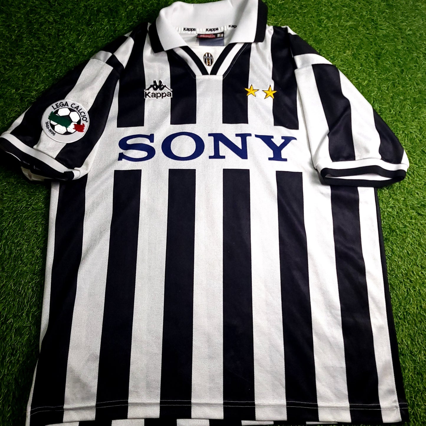 Zidane Juventus Kappa 1996 1997 DEBUT Soccer Jersey L - ForeverSoccerJerseys