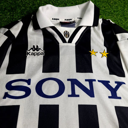 Zidane Juventus Kappa 1996 1997 DEBUT Soccer Jersey L - ForeverSoccerJerseys
