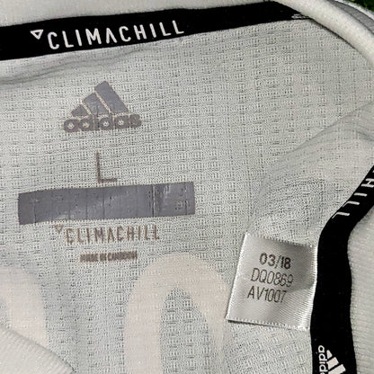 Ramos Real Madrid Away PLAYER ISSUE 2018 2019 Soccer Jersey L SKU# DQ0869 - ForeverSoccerJerseys