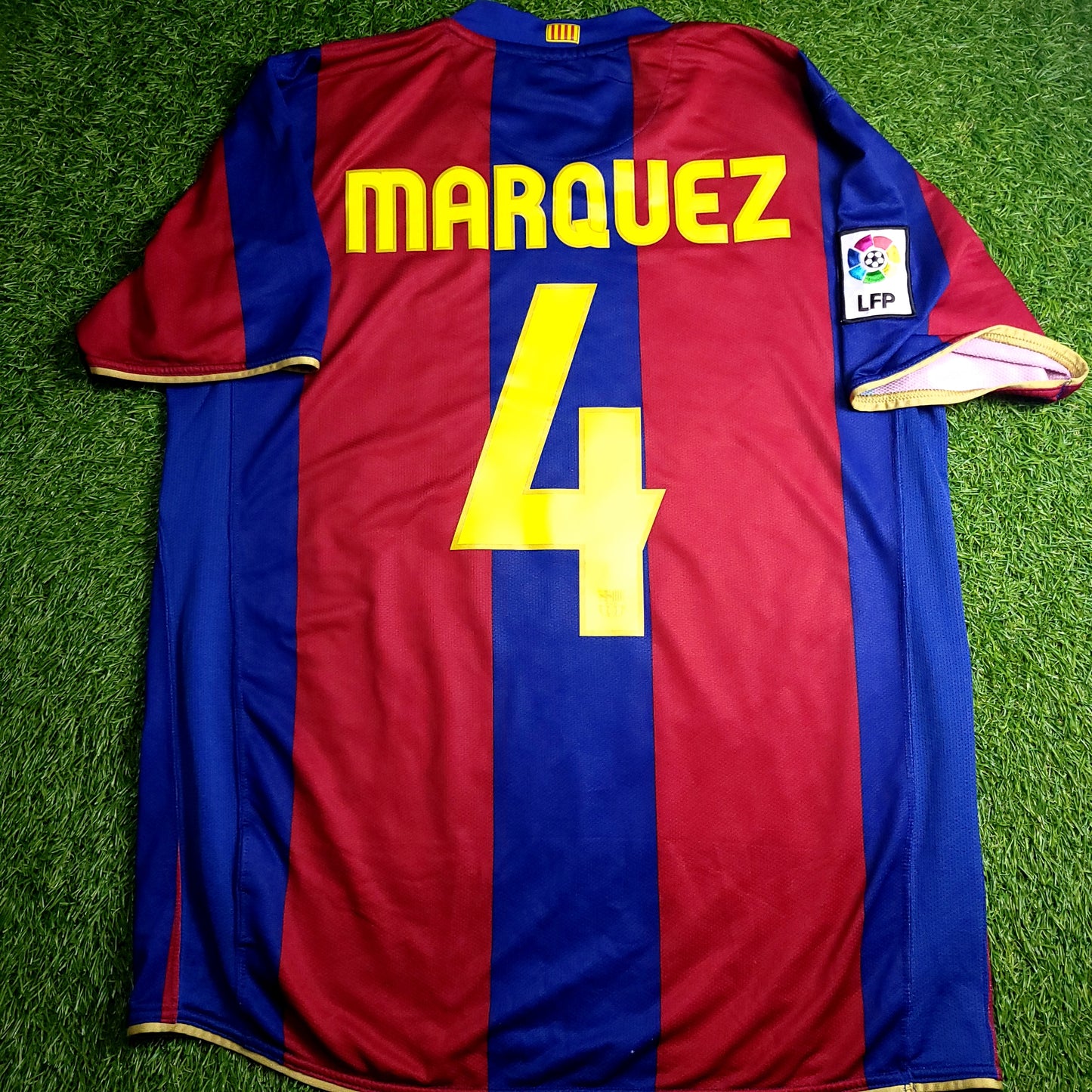 Marquez Barcelona Anniversary 2007 2008 Soccer Jersey L SKU# 237741-655