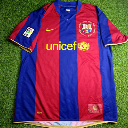 Marquez Barcelona Anniversary 2007 2008 Soccer Jersey L SKU# 237741-655