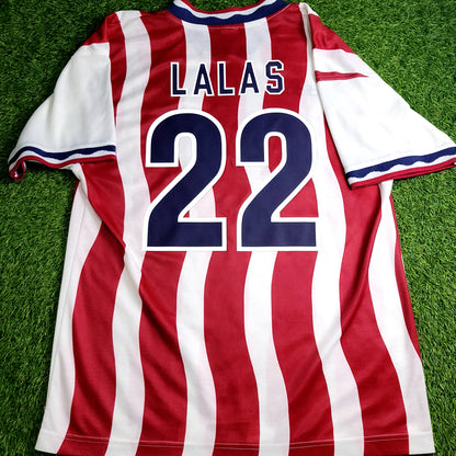 Lalas USA US 1994 WORLD CUP Adidas Home Soccer Jersey L