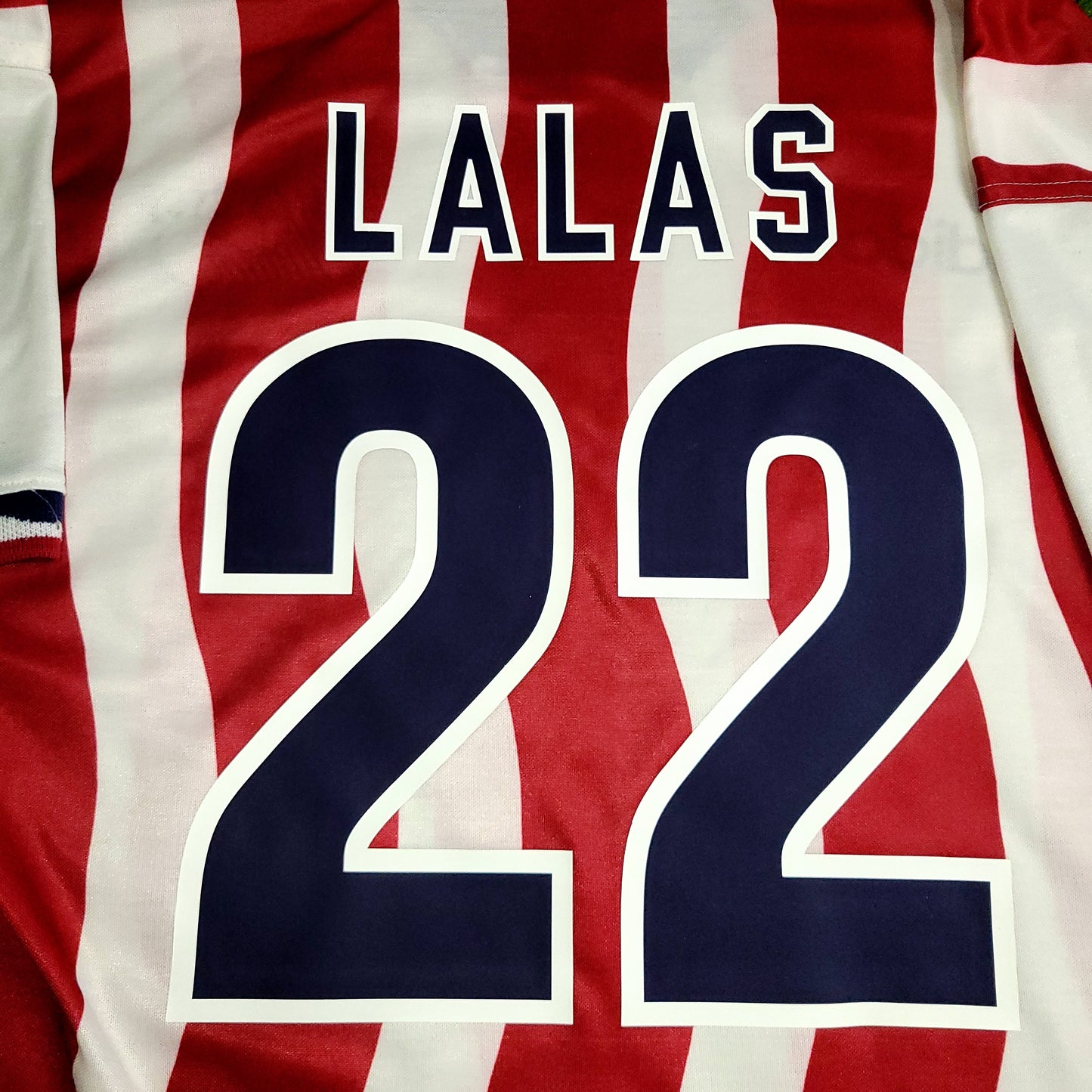 Lalas USA US 1994 WORLD CUP Adidas Home Soccer Jersey L