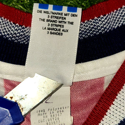 Lalas USA US 1994 WORLD CUP Adidas Home Soccer Jersey L