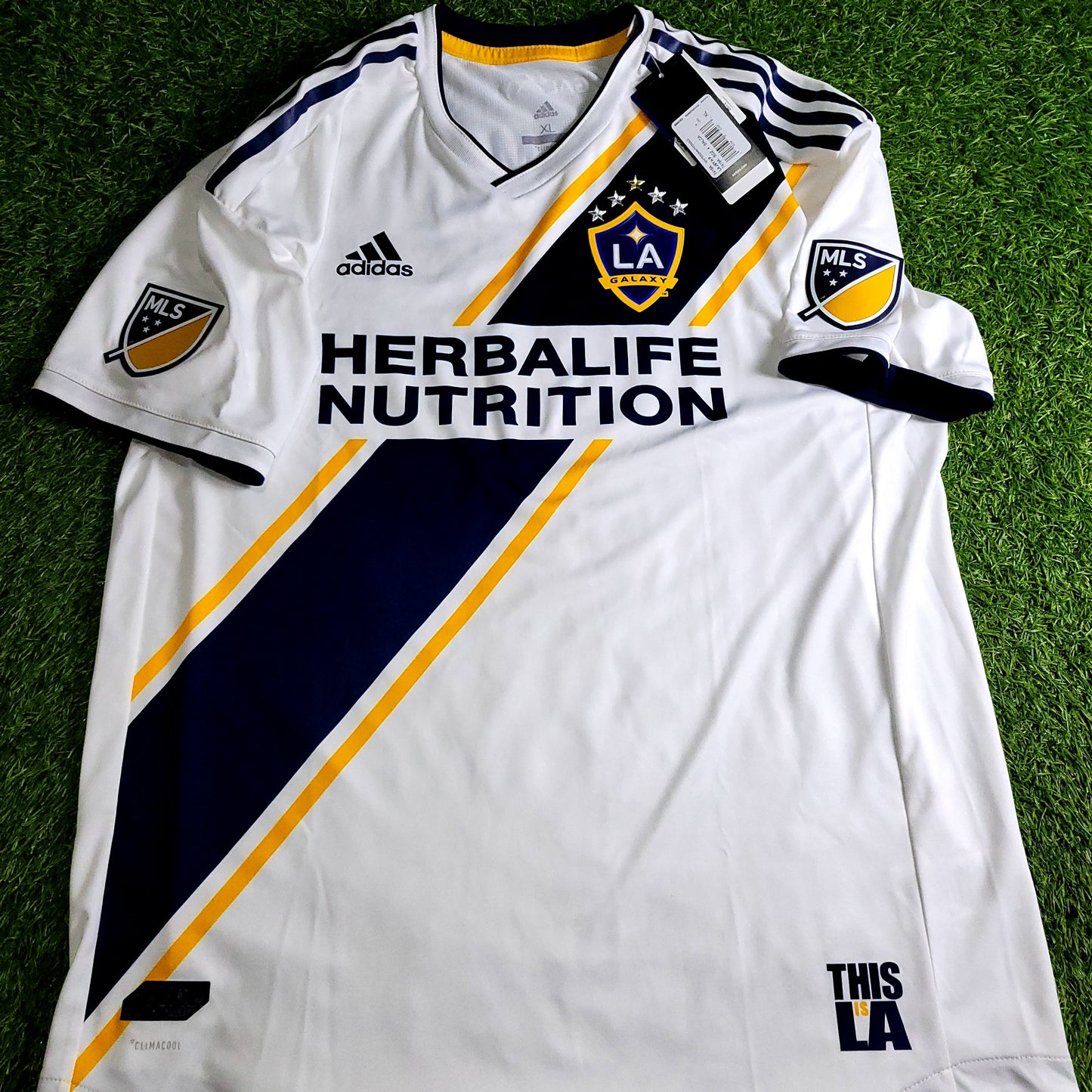 Ibrahimovic LA Galaxy 2018 2019 PLAYER ISSUE Soccer Jersey BNWT XL SKU# CE3300