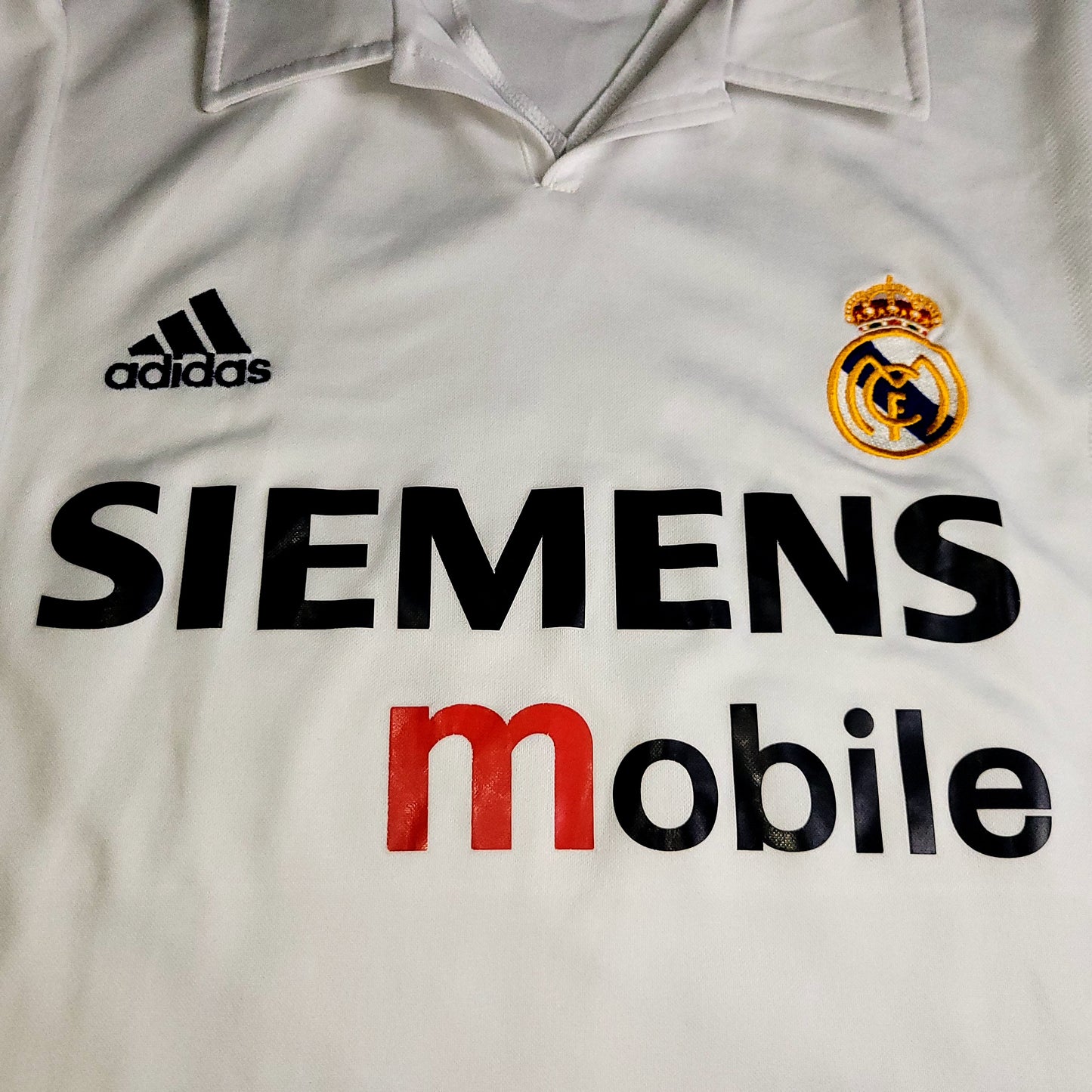 Ronaldo Real Madrid CENTENARY DEBUT 2002 2003 Soccer Jersey L SKU# 156653 - ForeverSoccerJerseys