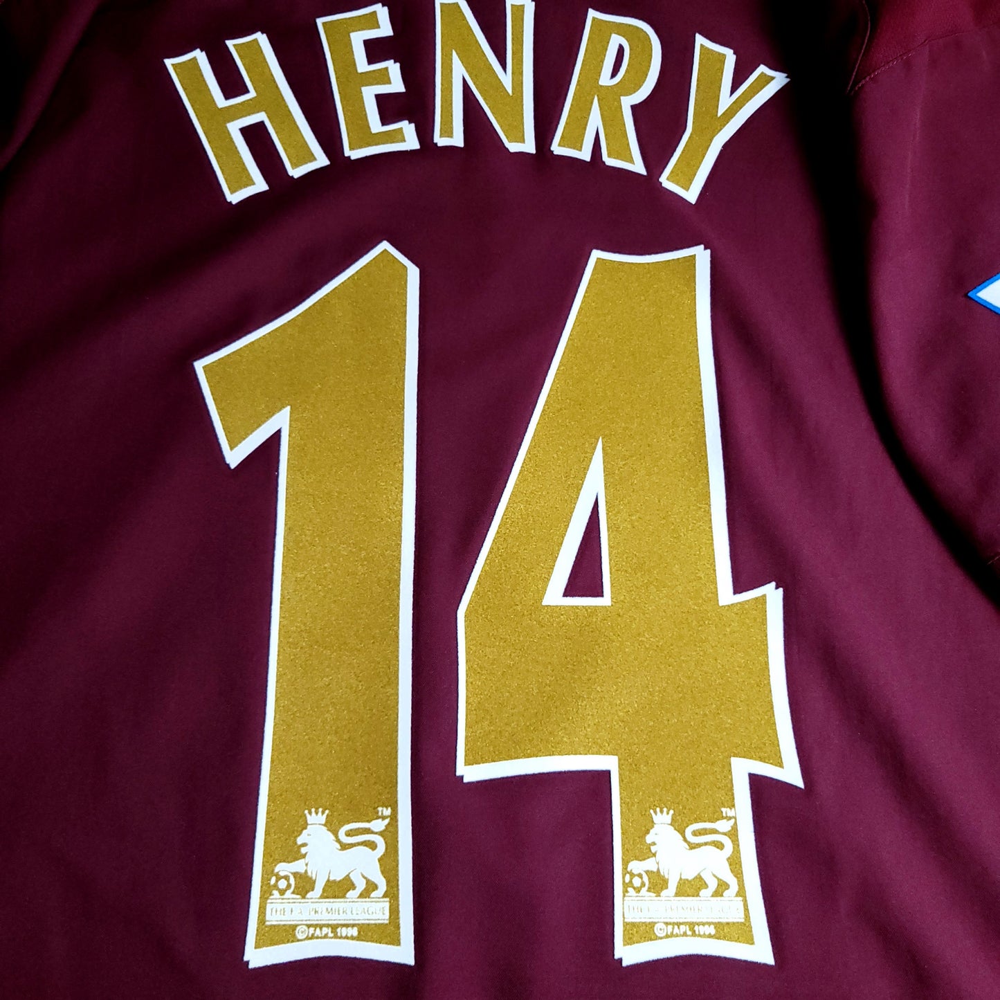 Henry Arsenal 2005 2006 HIGHBURY LAST GAME Home Soccer Jersey L - ForeverSoccerJerseys