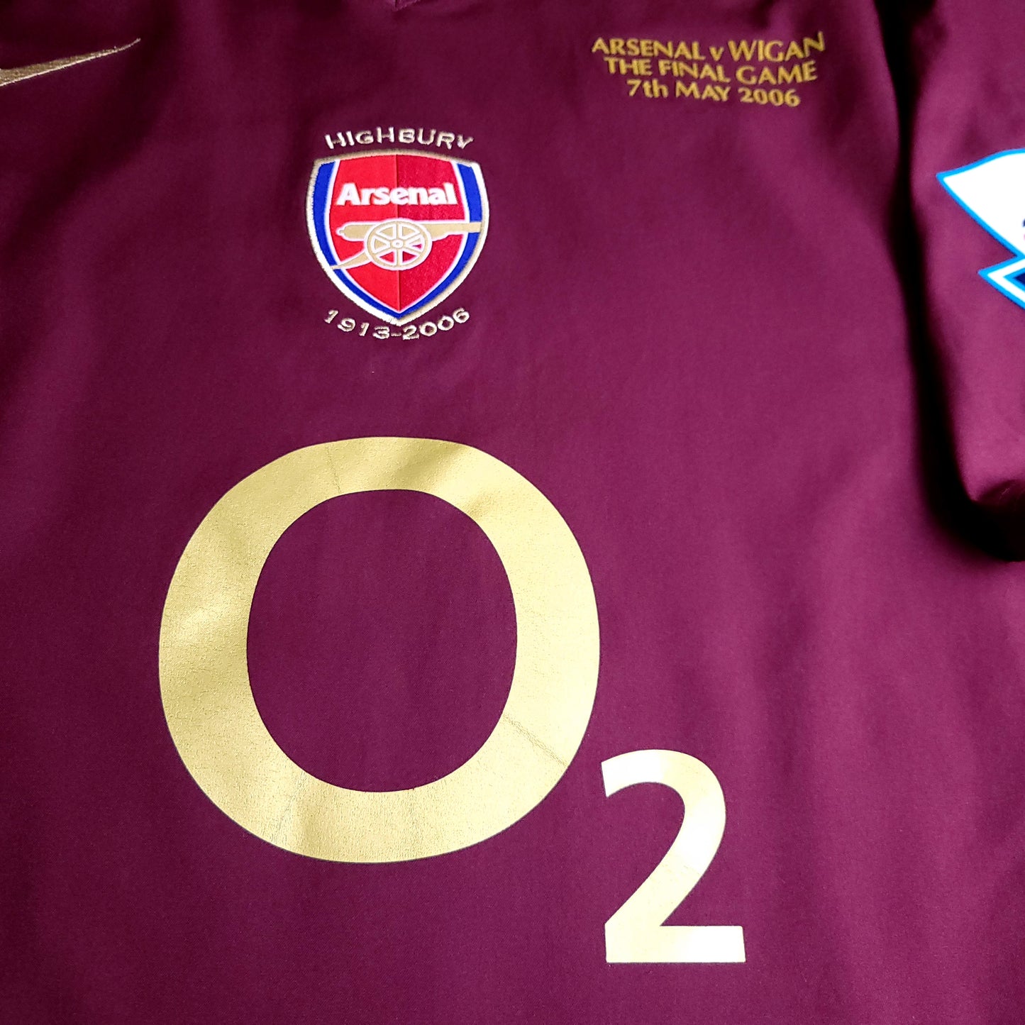 Henry Arsenal 2005 2006 HIGHBURY LAST GAME Home Soccer Jersey L - ForeverSoccerJerseys