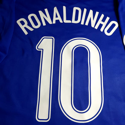 Ronaldinho Brazil 2006 WORLD CUP Away Soccer Jersey XL SKU# 103890