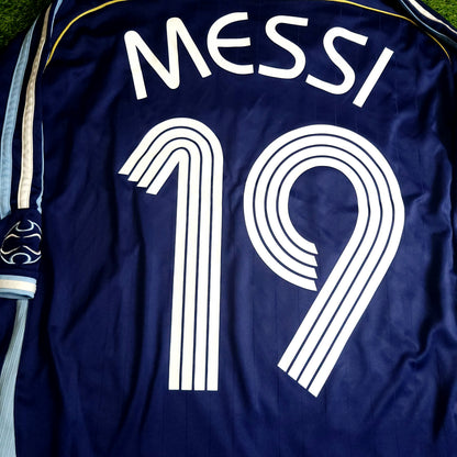 Messi Argentina 2006 WORLD CUP Away Soccer Jersey XL SKU# 069519 - ForeverSoccerJerseys