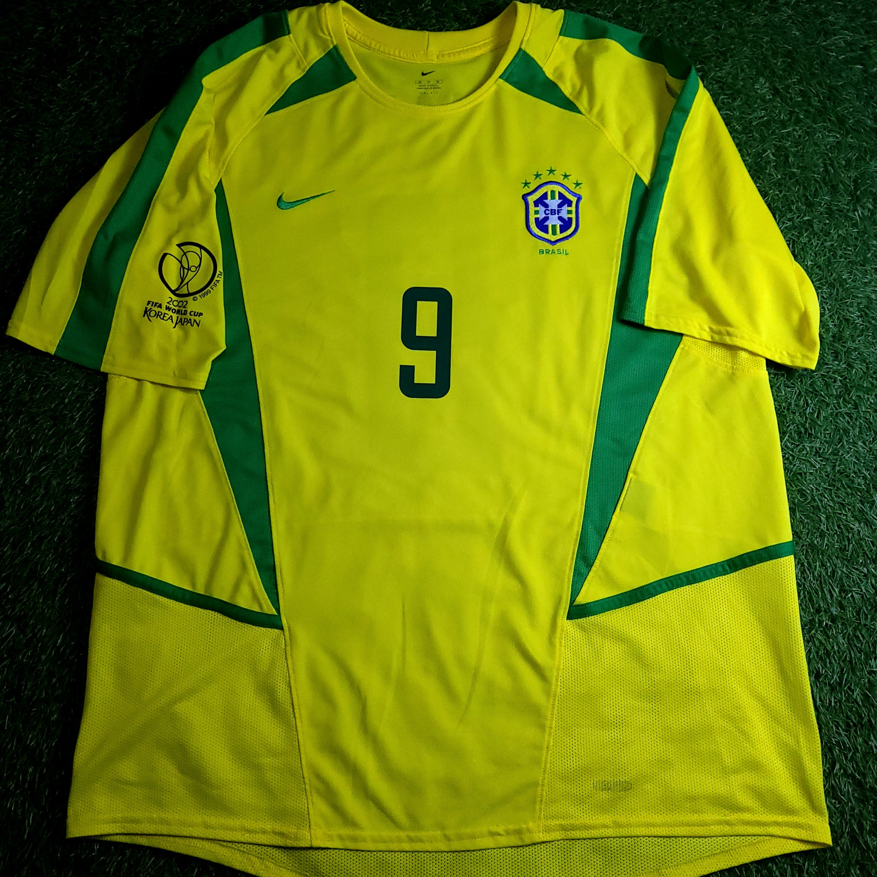 Ronaldo Brazil 2002 WORLD CUP Soccer Jersey M – ForeverSoccerJerseys