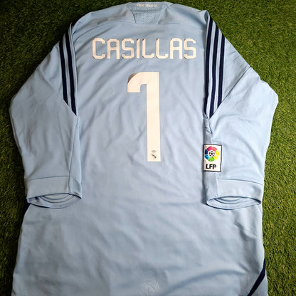 Casillas Real Madrid GK 2008 2009 Soccer Jersey XL SKU# 697795