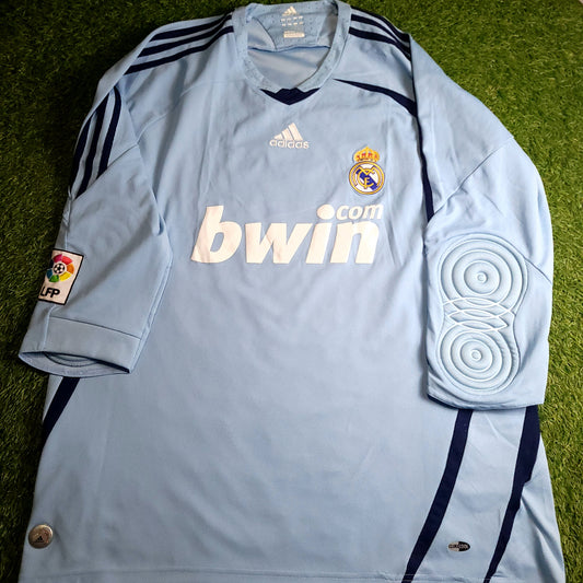 Casillas Real Madrid GK 2008 2009 Soccer Jersey XL SKU# 697795