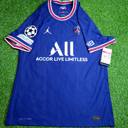 Messi Paris Saint Germain PSG Jordan 2021 2022 UEFA DEBUT Soccer Jersey BNWT L SKU# CV7851-411