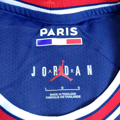 Messi Paris Saint Germain PSG Jordan 2021 2022 UEFA DEBUT Soccer Jersey BNWT L SKU# CV7851-411