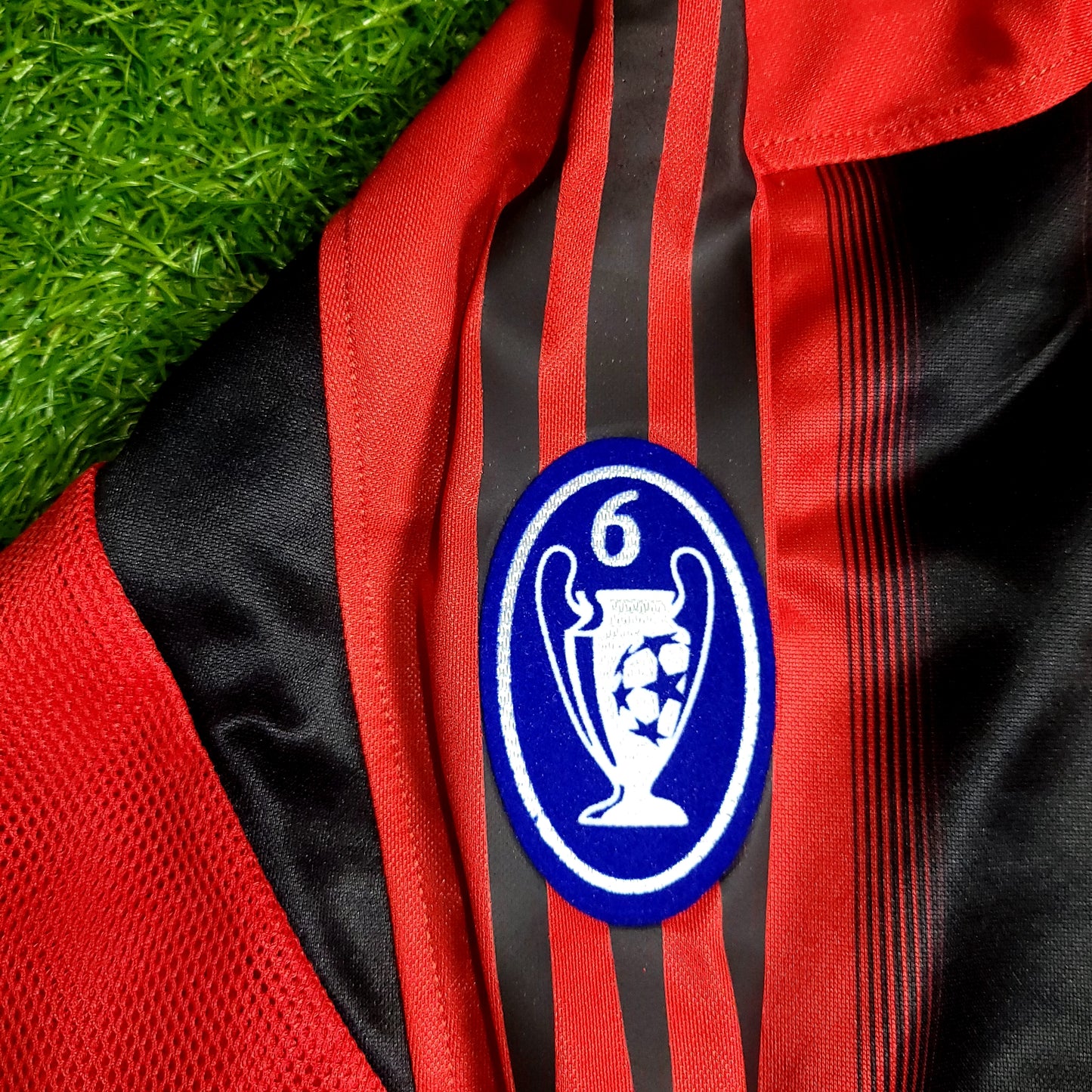 Kaka AC Milan 2004 2005 UEFA Soccer Jersey L SKU# 369572 - ForeverSoccerJerseys