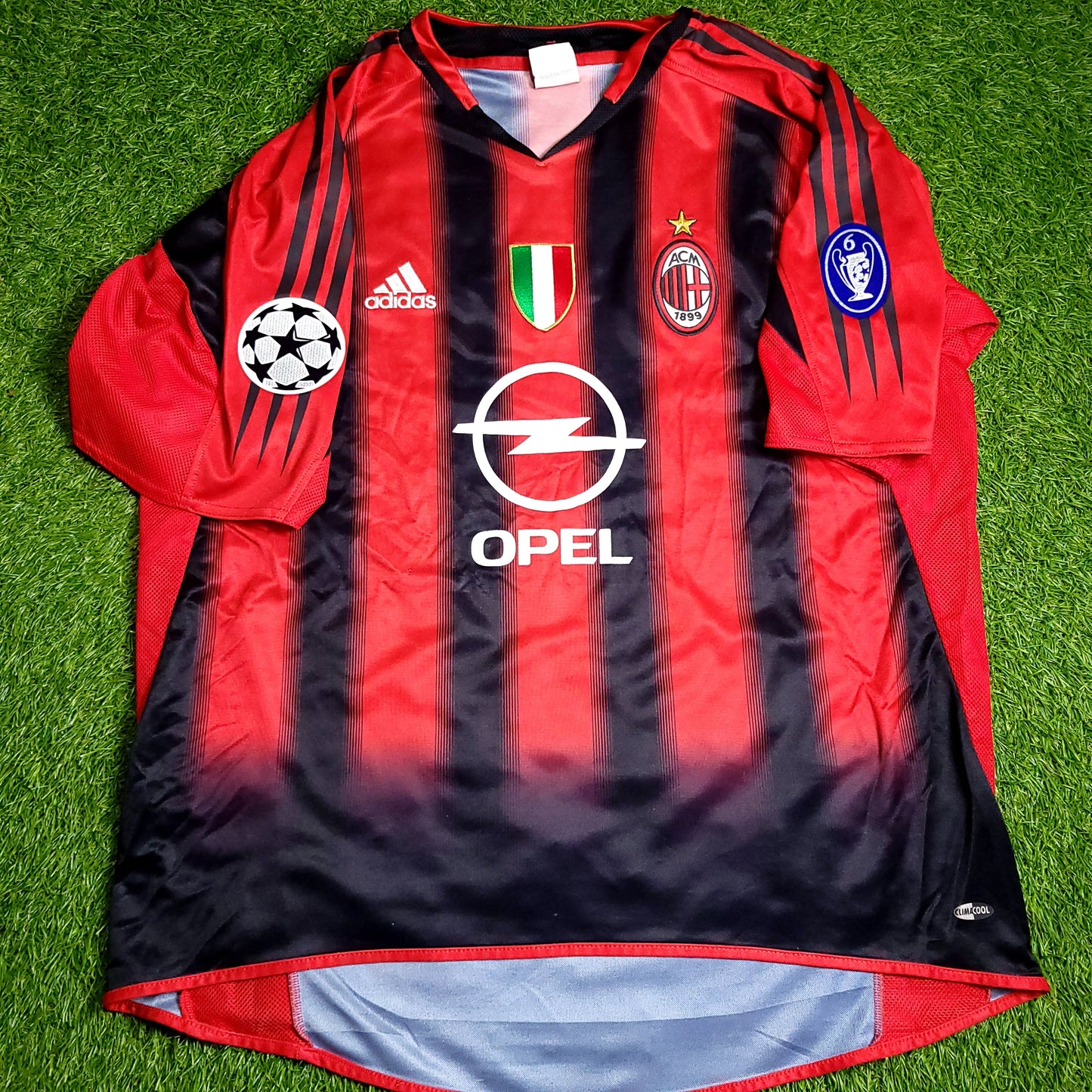 Kaka AC Milan 2004 2005 UEFA Soccer Jersey L SKU# 369572 - ForeverSoccerJerseys