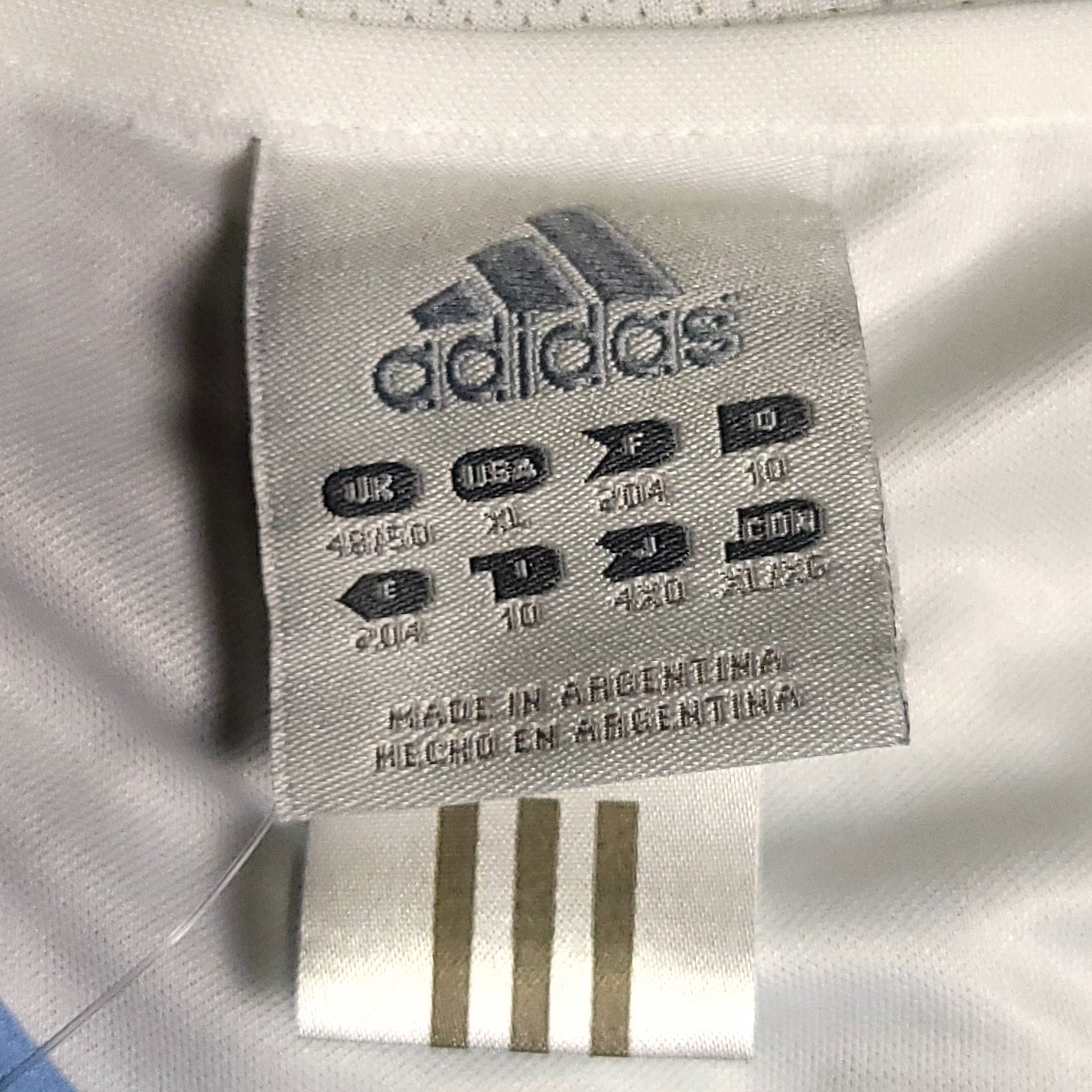 Messi Argentina 2004 2005 DEBUT Soccer Jersey BNWT XL SKU# 540097 - ForeverSoccerJerseys