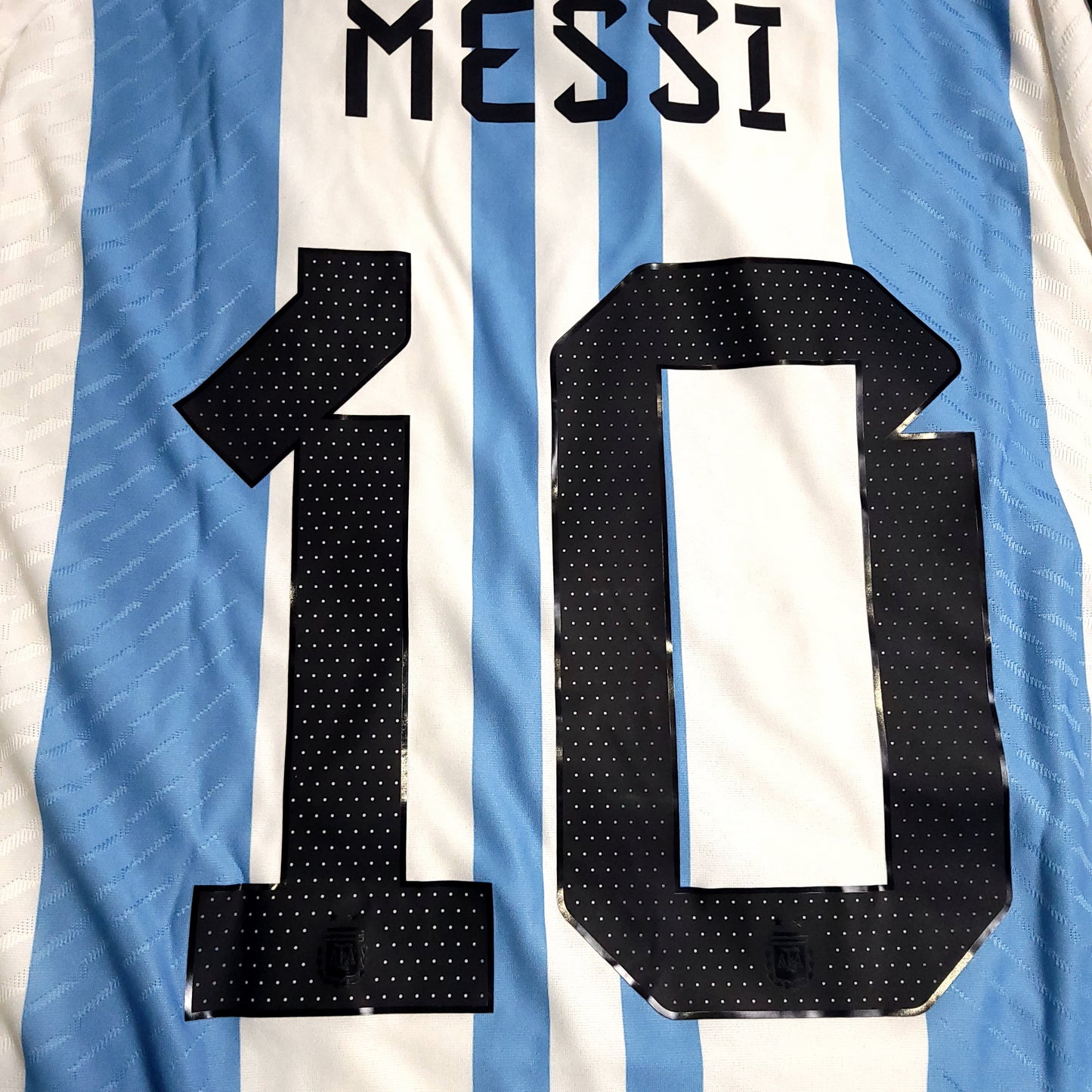 Messi Argentina 2022 WORLD CUP FINAL PLAYER ISSUE Soccer Jersey BNWT XL SKU# HF2157 - ForeverSoccerJerseys
