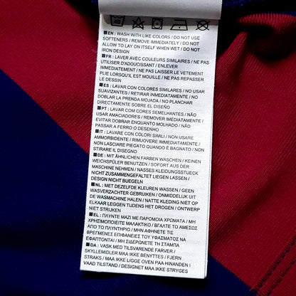 Iniesta Barcelona 2014 2015 TREBLE SEASON Soccer Jersey L SKU# 610594-422 - ForeverSoccerJerseys