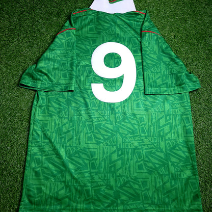 Hugo Sanchez Mexico Umbro 1993 COPA AMERICA Soccer Jersey L - ForeverSoccerJerseys