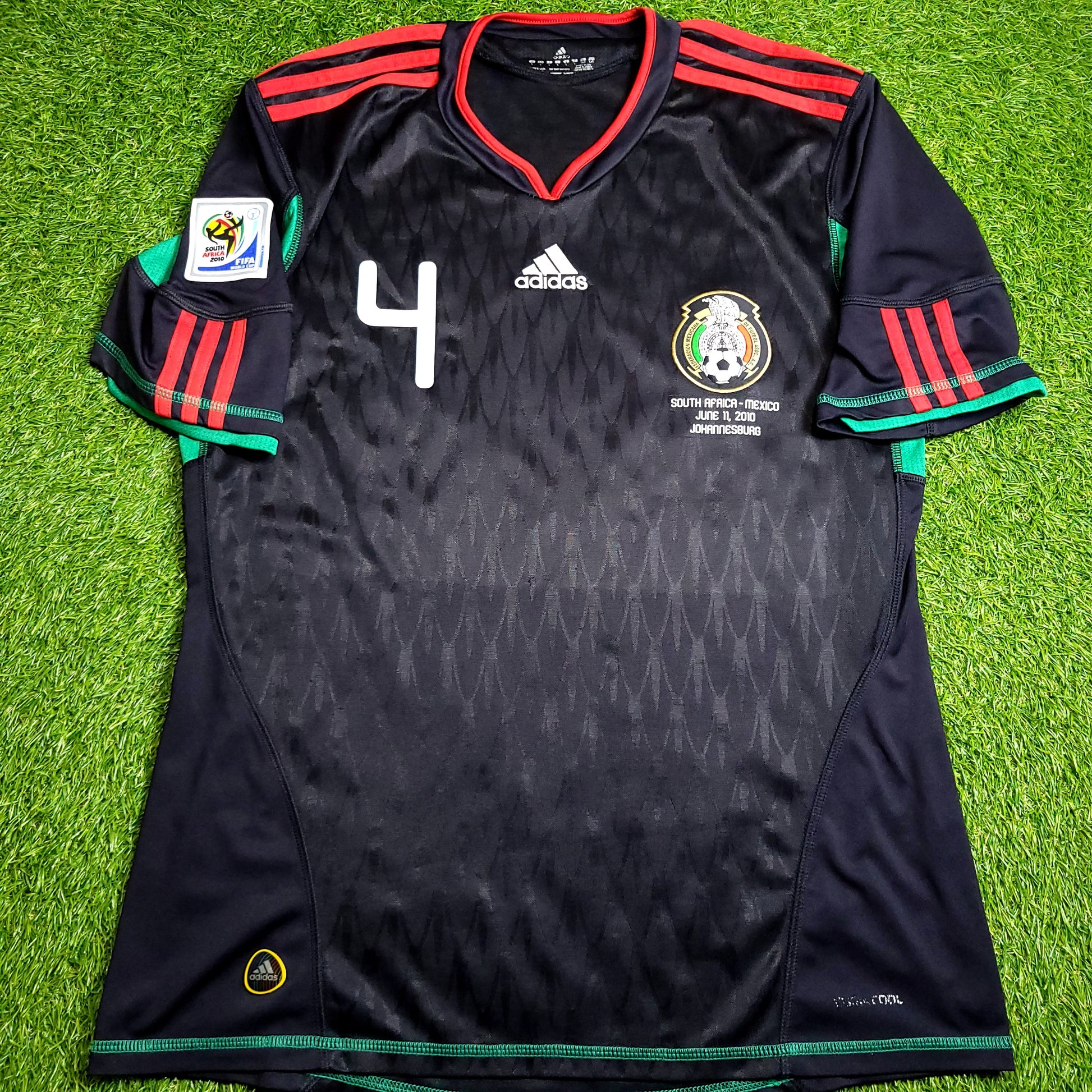 Marquez Mexico 2010 WORLD CUP Away Soccer Jersey L SKU# P41397 - ForeverSoccerJerseys