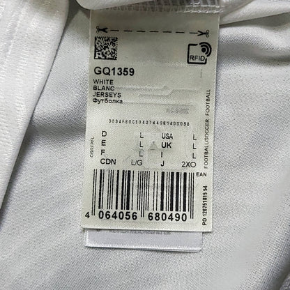Benzema Real Madrid 2021 2022 UEFA FINAL Soccer Jersey BNWT L SKU# GQ1359 - ForeverSoccerJerseys