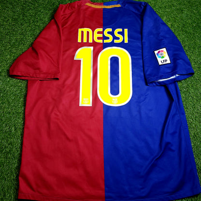 Messi Barcelona TREBLE 2008 2009 Soccer Jersey XL SKU# 286784-655 - ForeverSoccerJerseys
