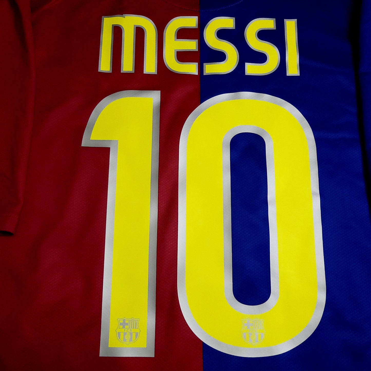 Messi Barcelona TREBLE 2008 2009 Soccer Jersey XL SKU# 286784-655 - ForeverSoccerJerseys