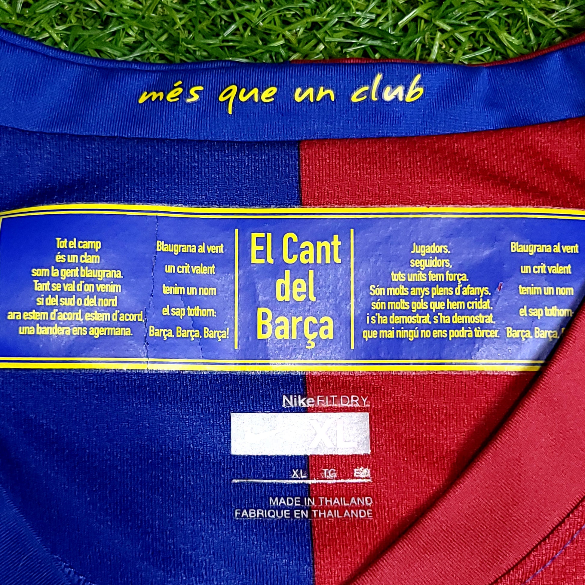 Messi Barcelona TREBLE 2008 2009 Soccer Jersey XL SKU# 286784-655 - ForeverSoccerJerseys