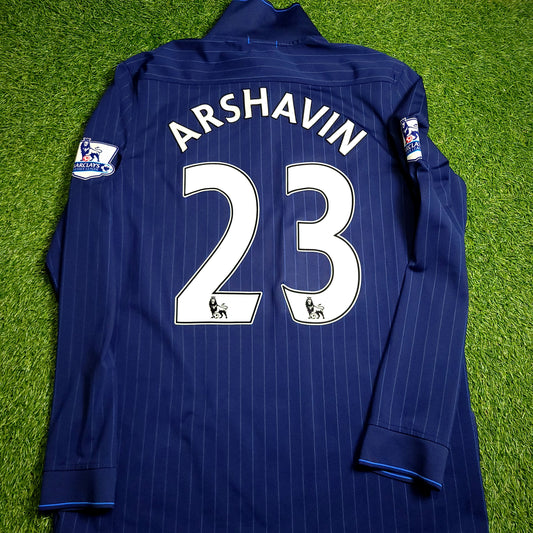 Arshavin Arsenal 2009 2010 Long Sleeve Away Soccer Jersey L SKU# 355059-410
