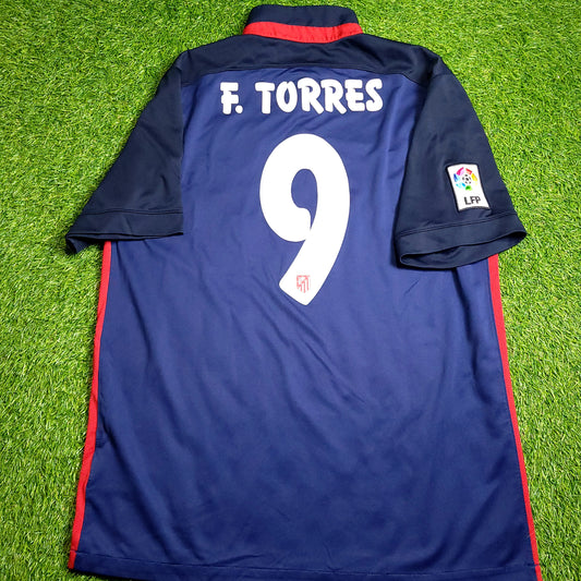 Torres Atletico Madrid 2015 2016 Away Soccer Jersey L SKU# 686333-410