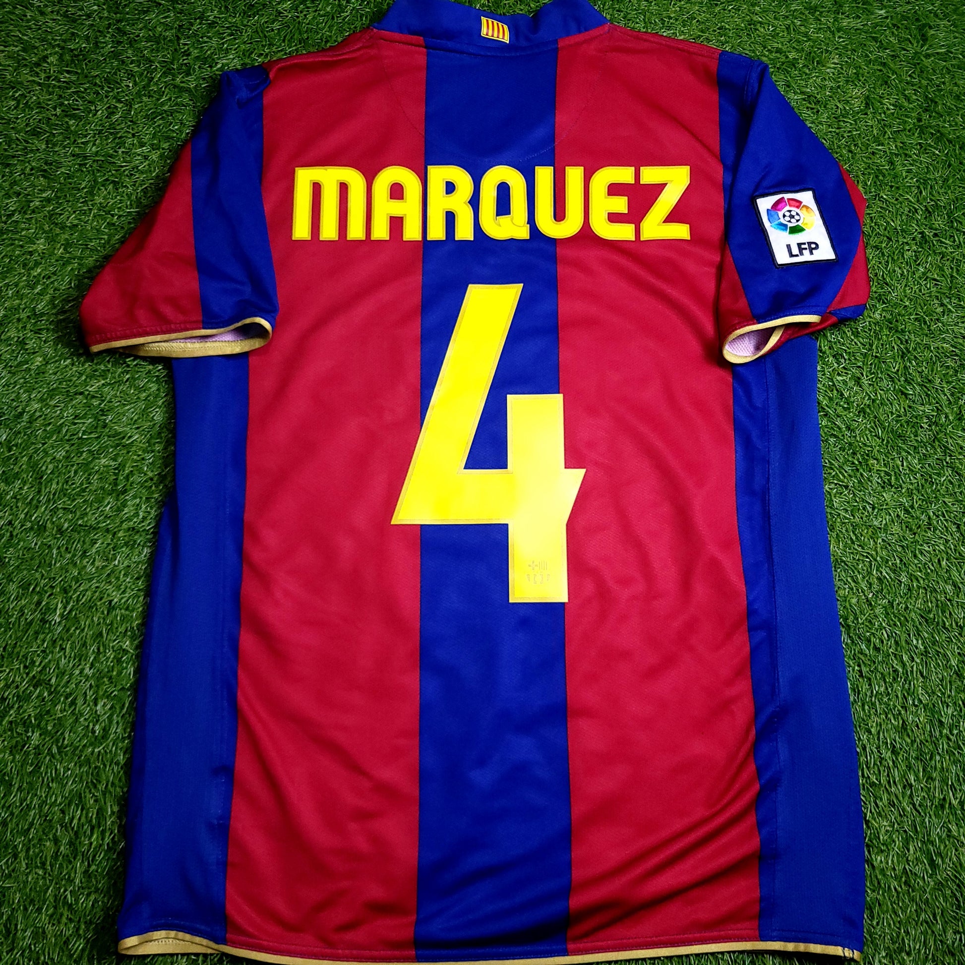 Marquez Barcelona Anniversary 2007 2008 Soccer Jersey M SKU# 237741-655 - ForeverSoccerJerseys