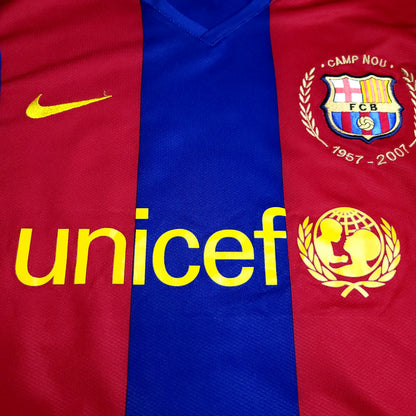 Marquez Barcelona Anniversary 2007 2008 Soccer Jersey M SKU# 237741-655 - ForeverSoccerJerseys