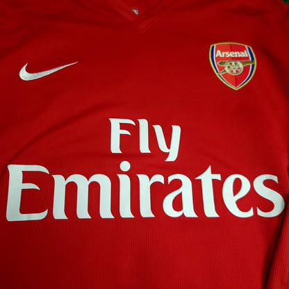 Arshavin Arsenal 2008 2009 Long Sleeve DEBUT Soccer Jersey XL - ForeverSoccerJerseys